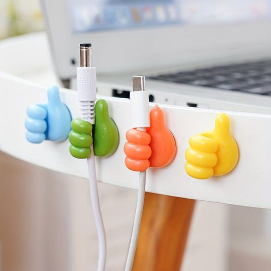 10 Pcs of Thumb Holder Hooks for Hanging cables